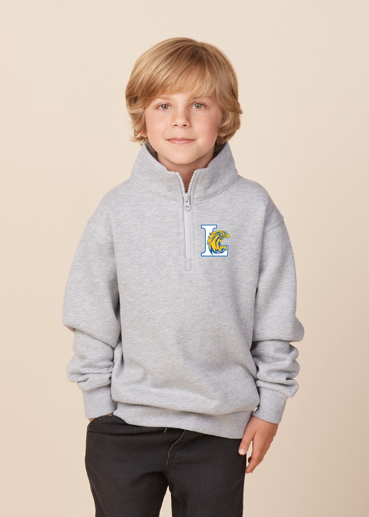 1/4 Zip- Wildcats Embroidered Left Chest Logo