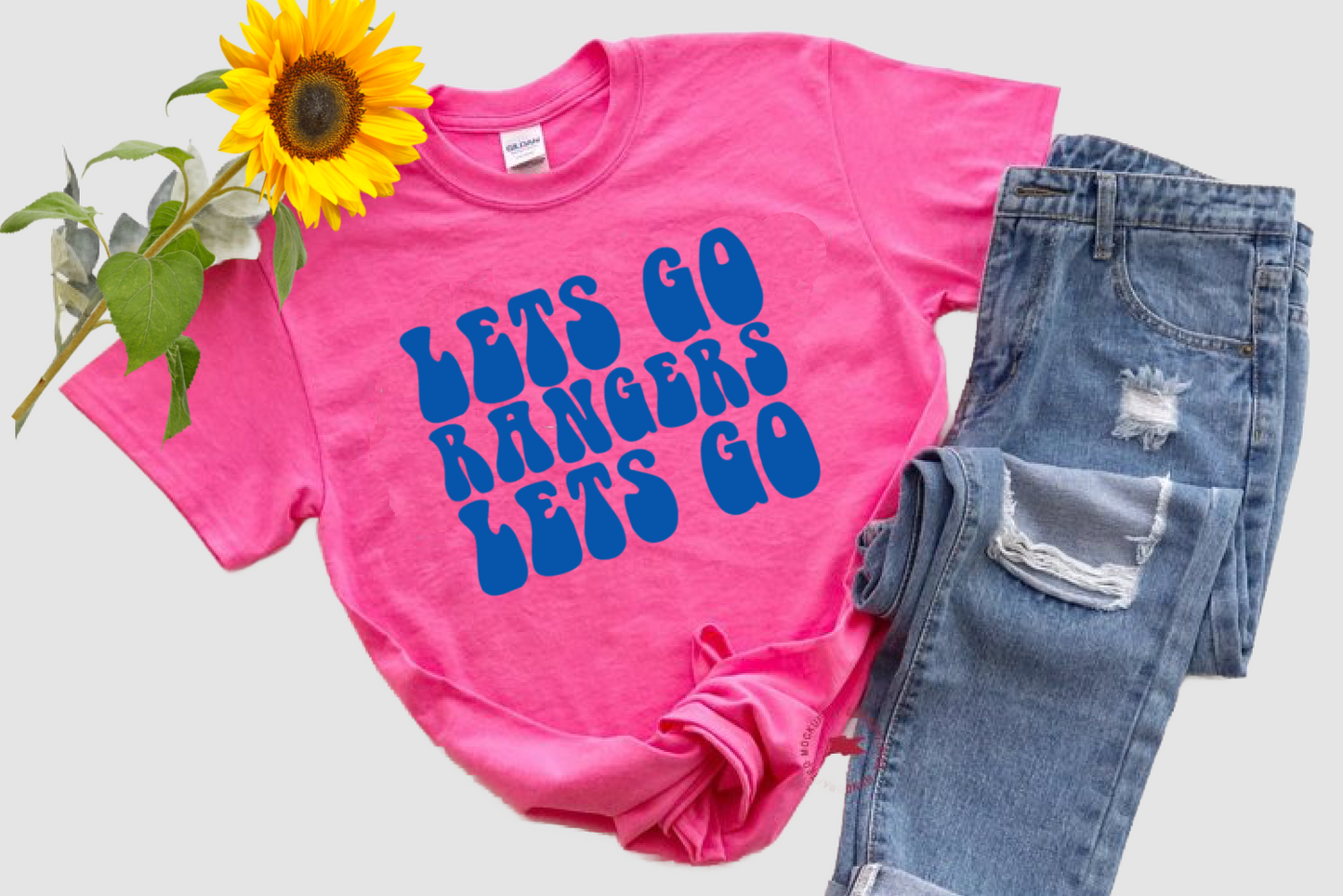 Youth- Lets Go Rangers Tee