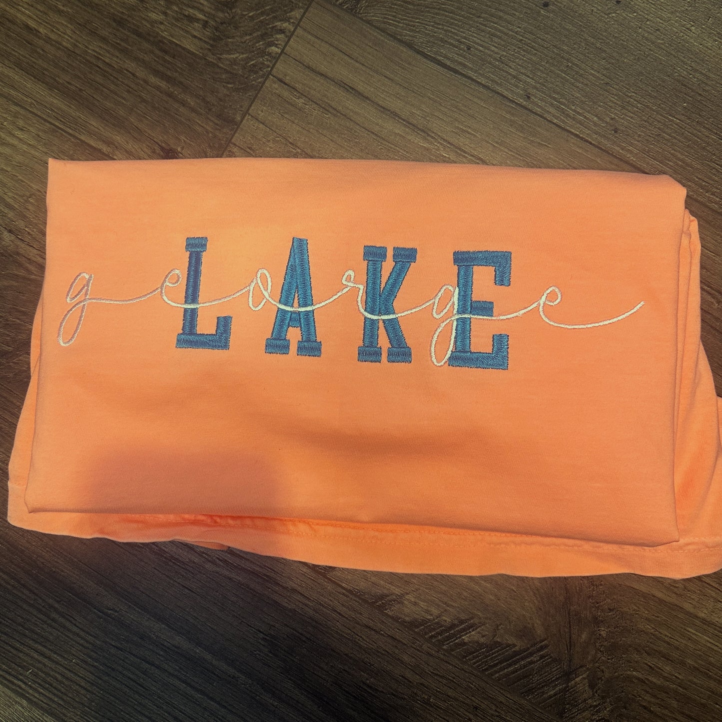 Custom Double Embroidered Tee or Sweatshirt