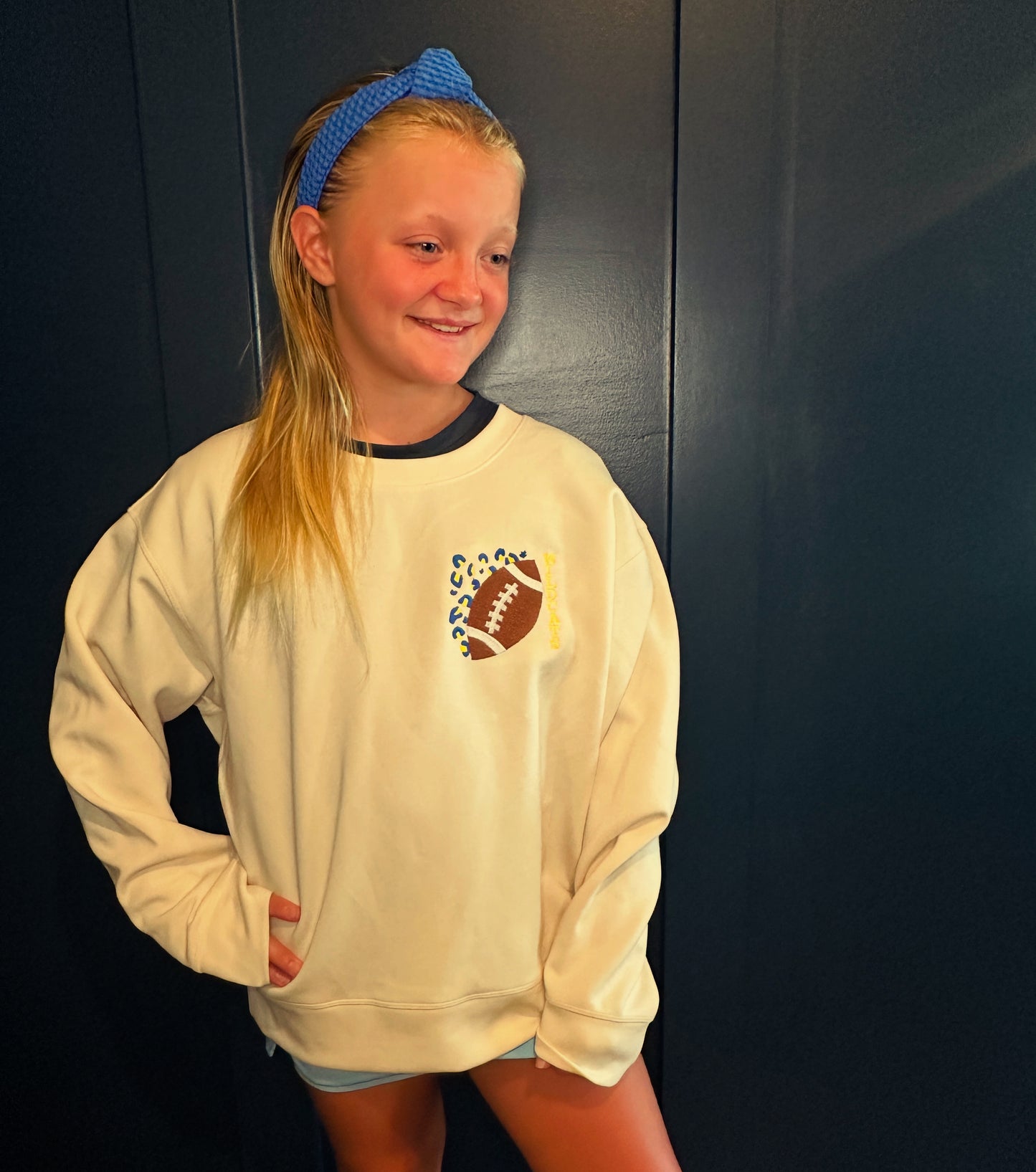 PICK YOUR TEAM! Custom Embroidered football apparel