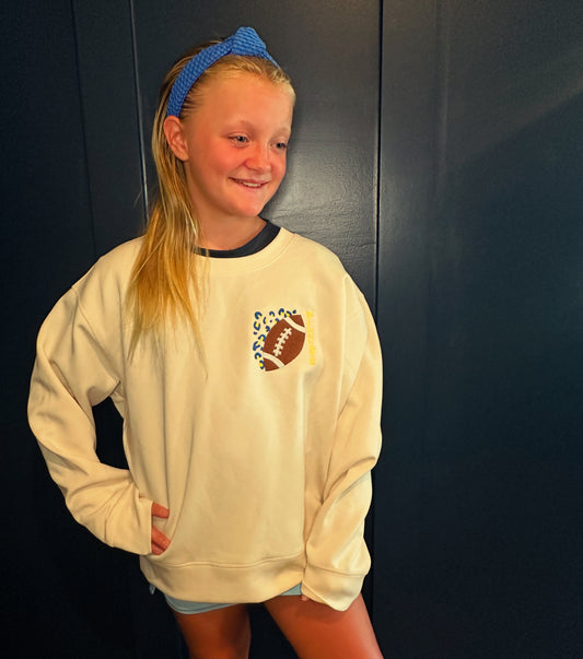PICK YOUR TEAM! Custom Embroidered football apparel