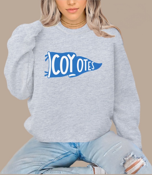 Coyotes Pennant Flag Sweatshirt