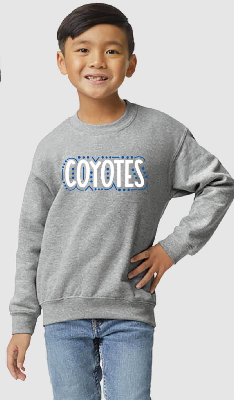 Coyotes Dot Outline Sweatshirt