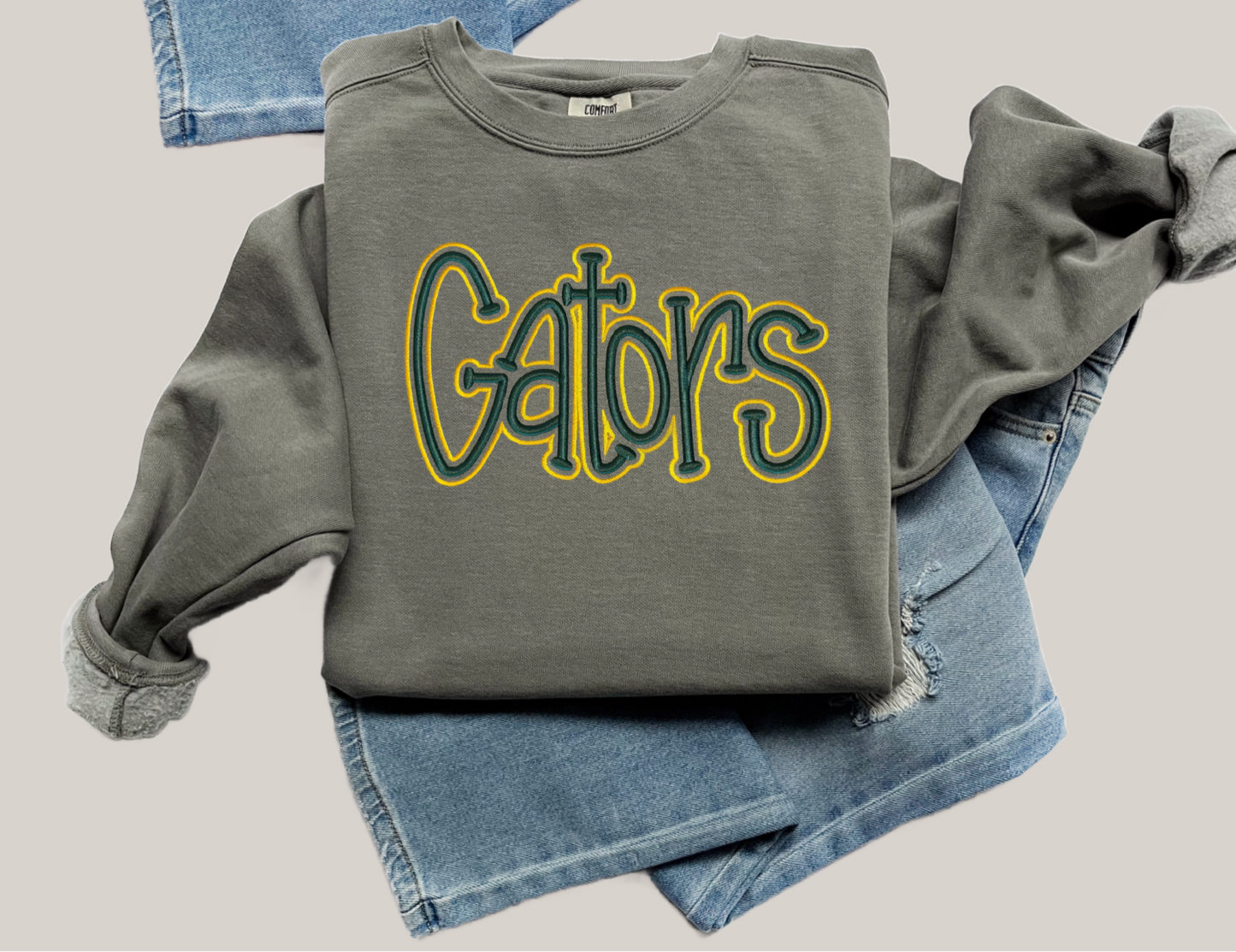 3D Embroidered Gators