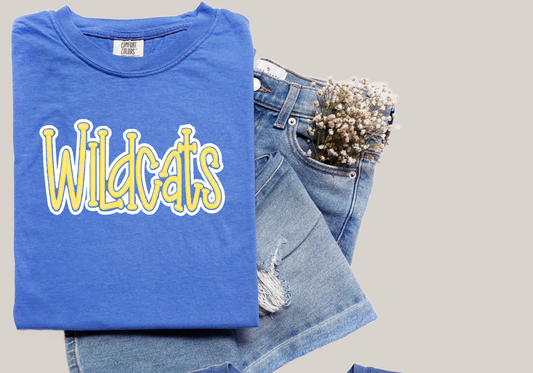 3D Embroidery - Wildcats
