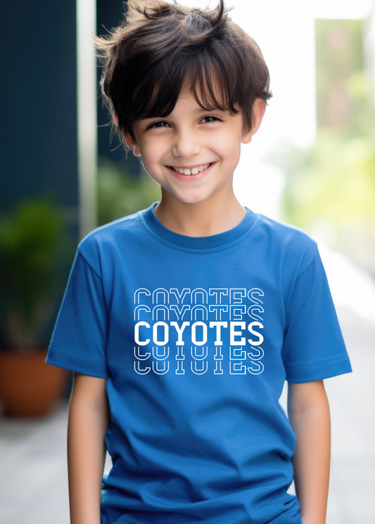 Youth Coyotes Repeating Tee