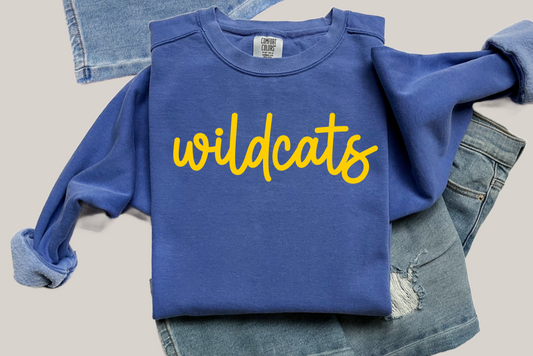 PUFF Vinyl  Wildcats Crewneck Sweatshirt