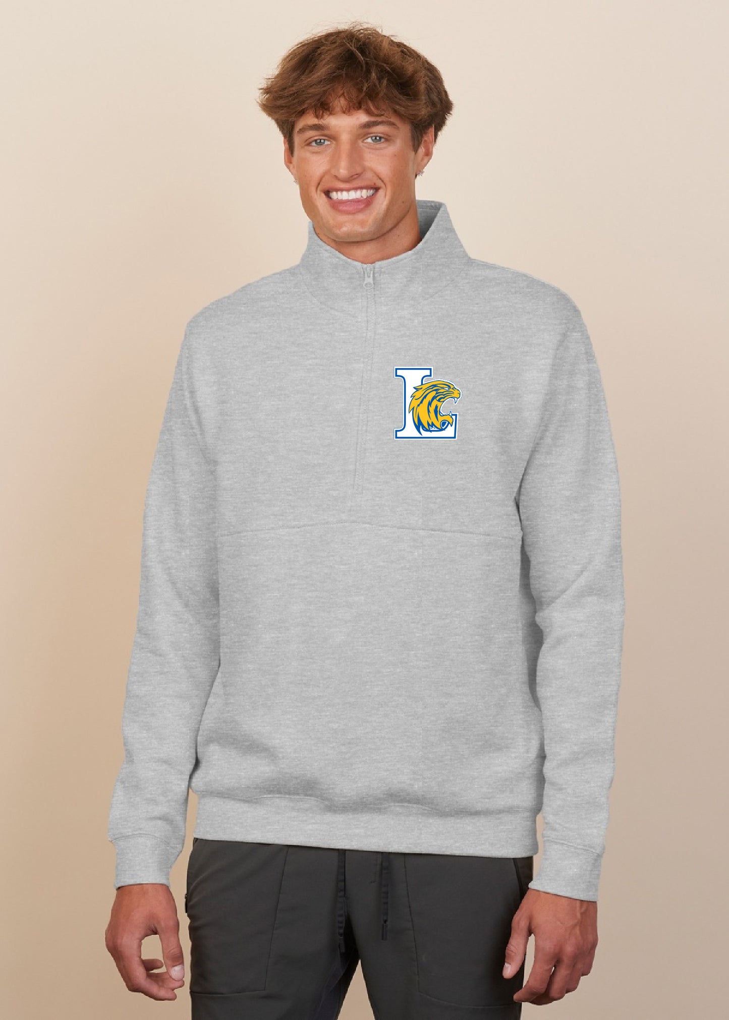 1/4 Zip- Wildcats Embroidered  Left Chest Logo