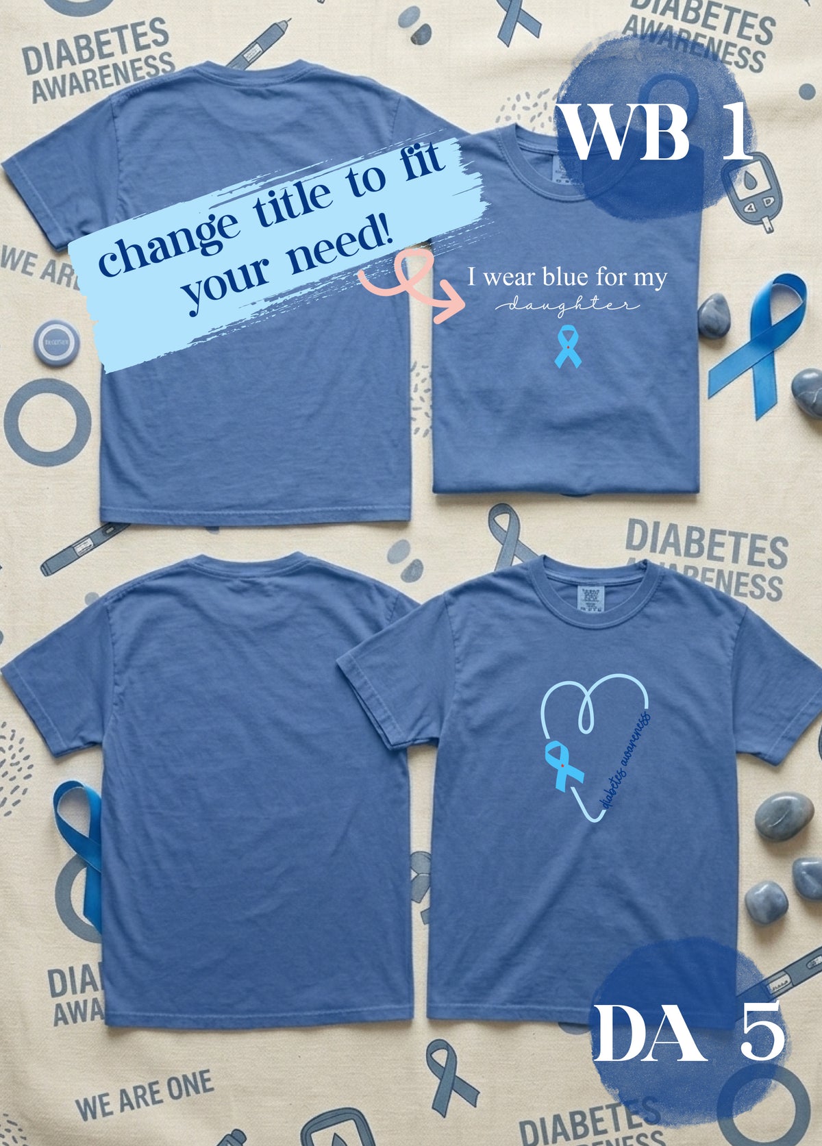 *SOLD OUT* Diabetes Awareness Apparel