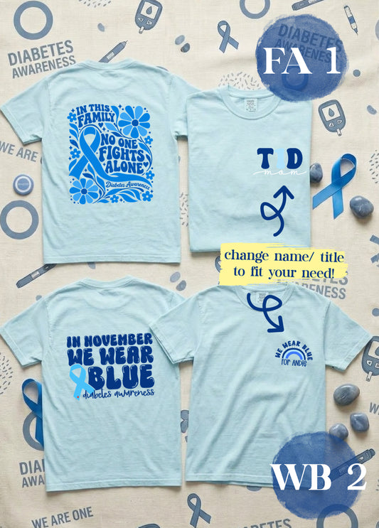 *SOLD OUT* Diabetes Awareness Apparel