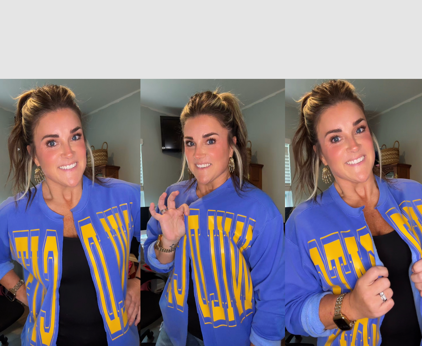 Game Day Sweatshirt Cardigans