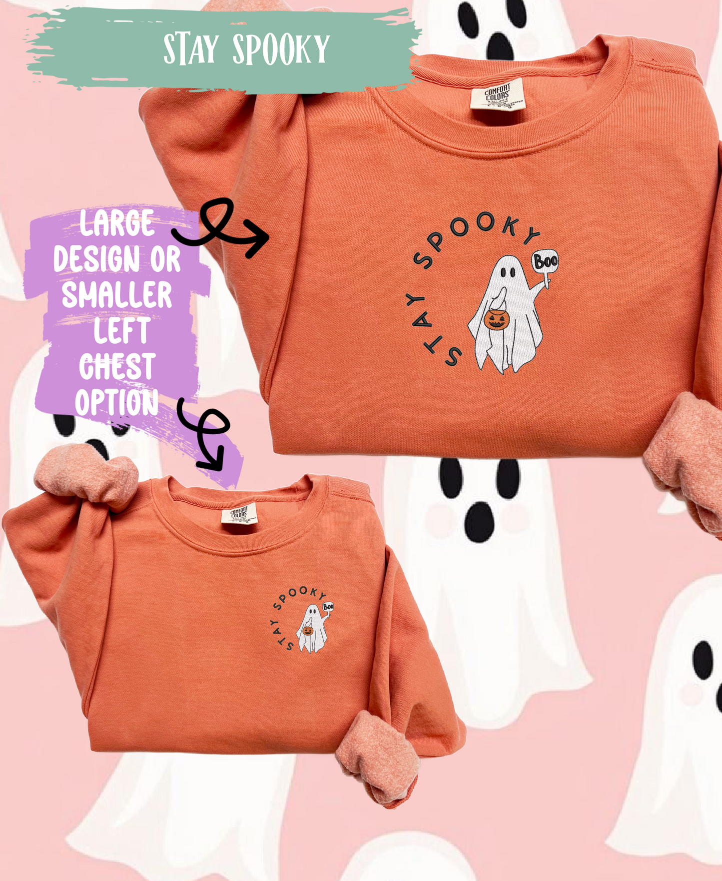 Embroidered Halloween Tees & Sweatshirts