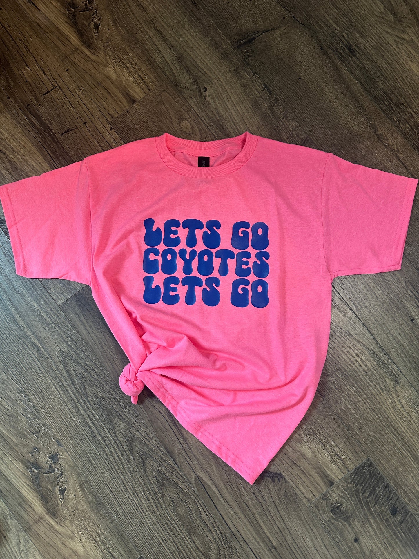 Youth- Lets Go Coyotes Tee