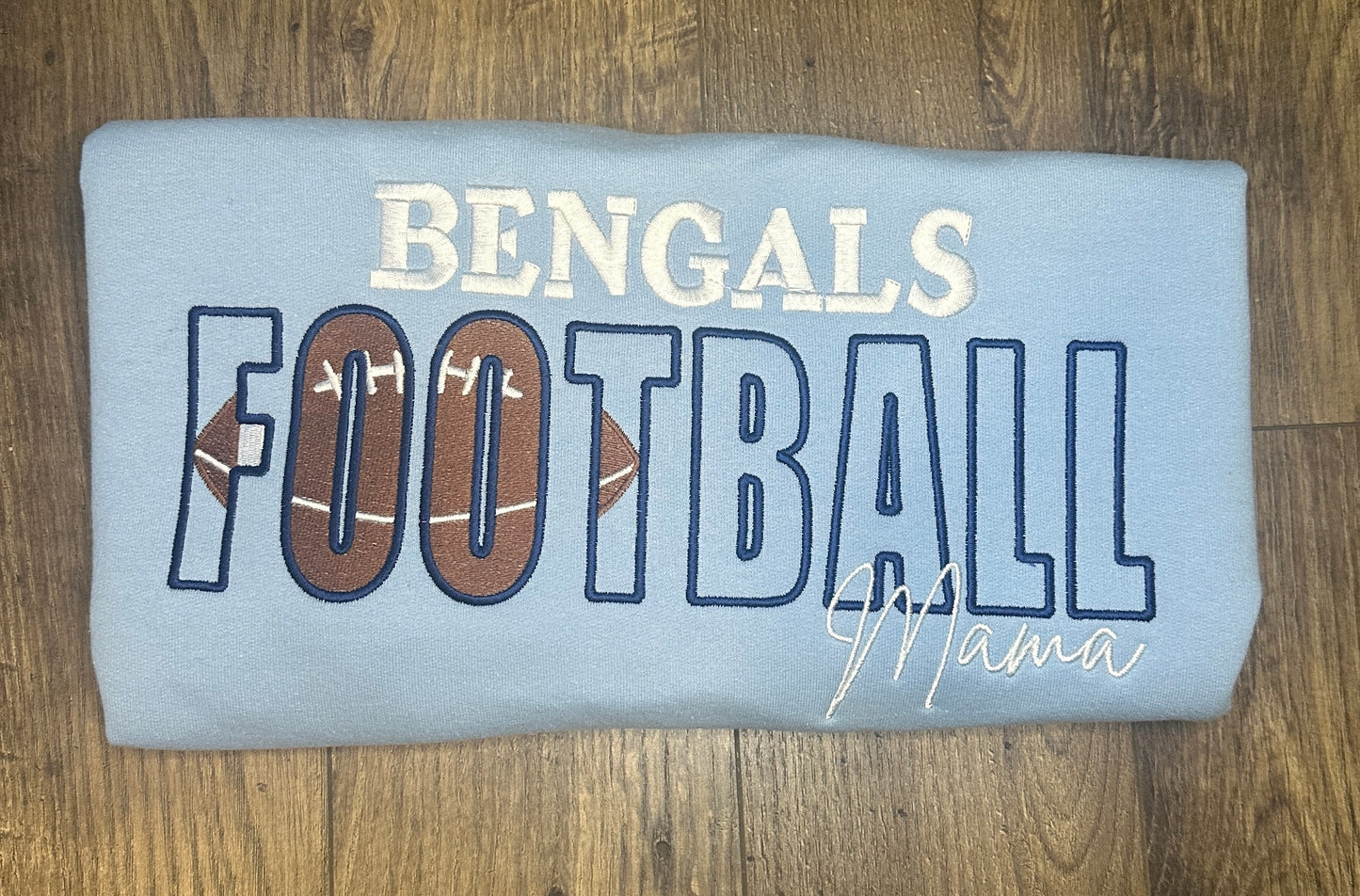 Custom Embroidered Sports Mama Tee or Sweatshirt