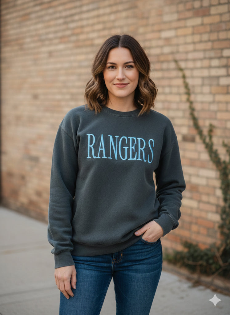 Classic Tall Serif 3D Embroidery